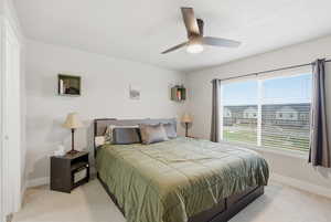 Second Floor Primary Suite with spa style bath and walk in closet