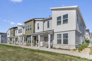 Photos of model home building