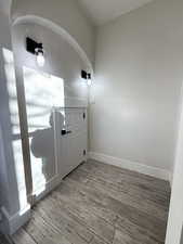 storage under stairs off of the south side entrance