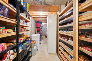 View of storage area