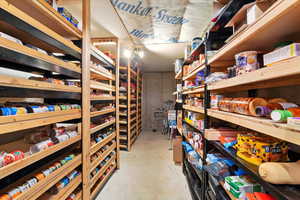 View of storage room