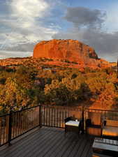 View of mountain backdrop