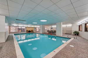 View of indoor pool