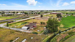 View from above of property