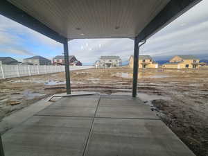 View of patio / terrace featuring a residential view