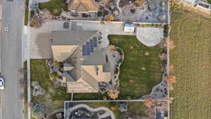 Aerial overview of property's location