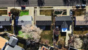 Aerial overview of property