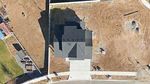 Aerial view of property and surrounding area