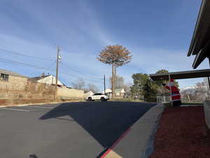 View of asphalt road