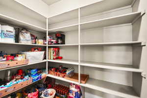 Pantry off of kitchen