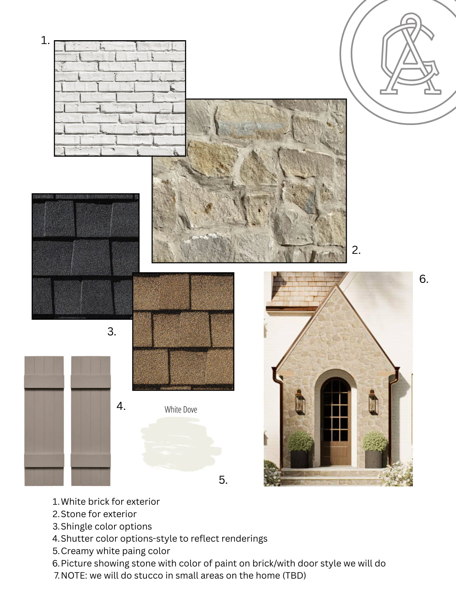 View of marketing collateral with multiple images