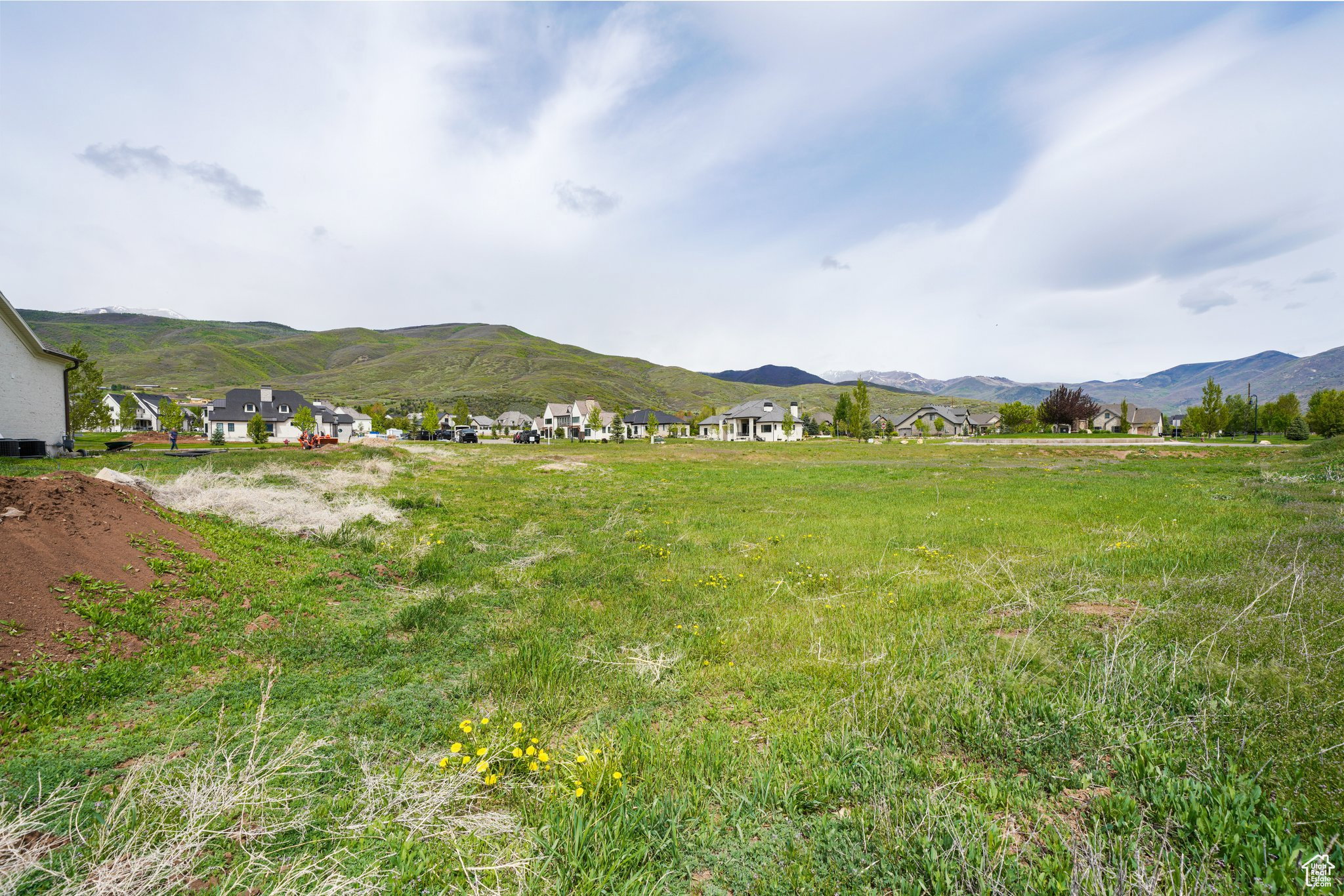 View of mountain background