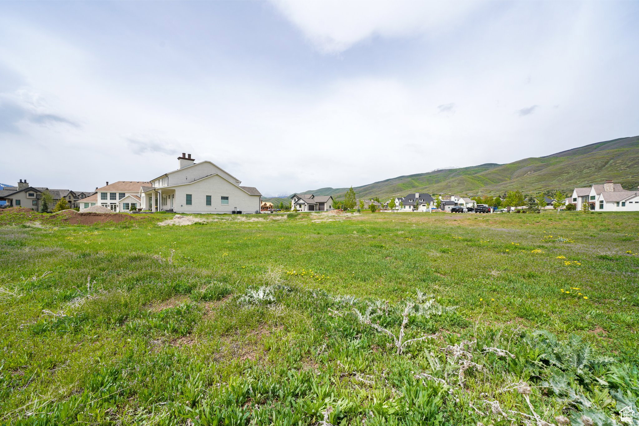 View of yard with a residential view