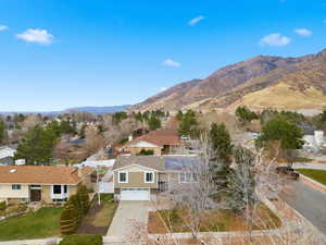 View of mountain background