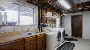 Laundry room, basement