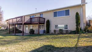 Lovely views from the west facing deck