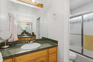 Vanity two in upstairs bathroom