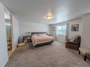 Master bedroom with ensuite bathroom