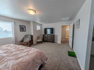 Master bedroom with ensuite bathroom