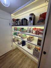 View of storage area