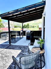 View of patio / terrace featuring a grill