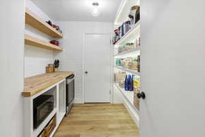 View of storage area