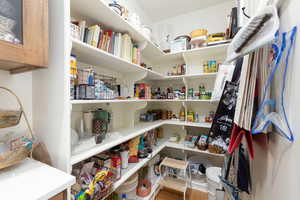 View of storage area