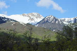 View of mountain background