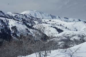 View of mountain backdrop