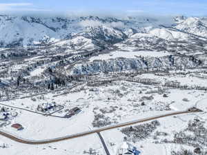 View of mountain backdrop