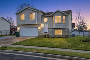 Twighlight view on home