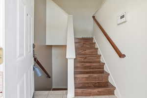 Stairs with LVP flooring