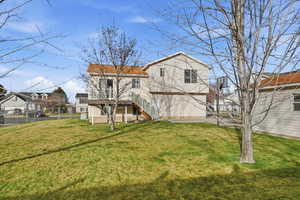 Rear view of property