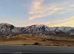 View of mountain background