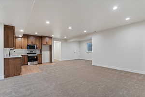 Basement Kitchen and Rec Room