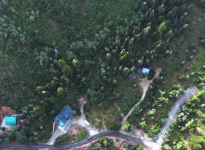 Aerial view of property and surrounding area