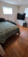 Bedroom featuring hardwood / wood-style floors
