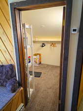 Corridor with carpet