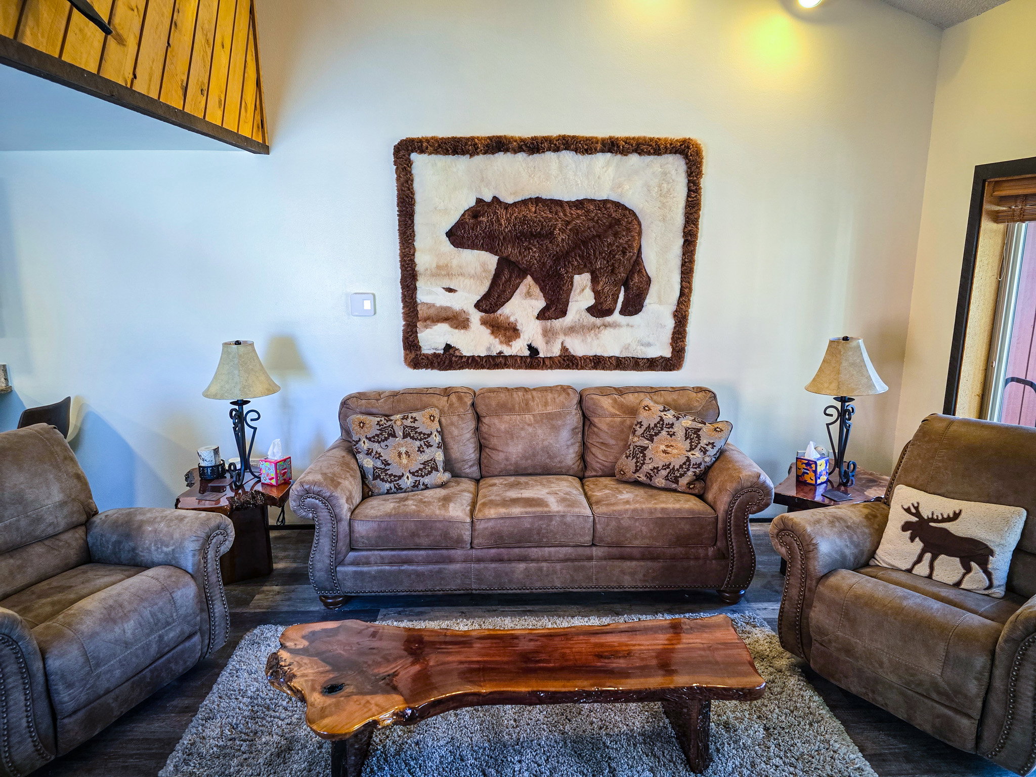 View of living area