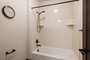 Bathroom with  shower combination