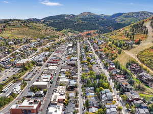 Bird's eye view of mountains