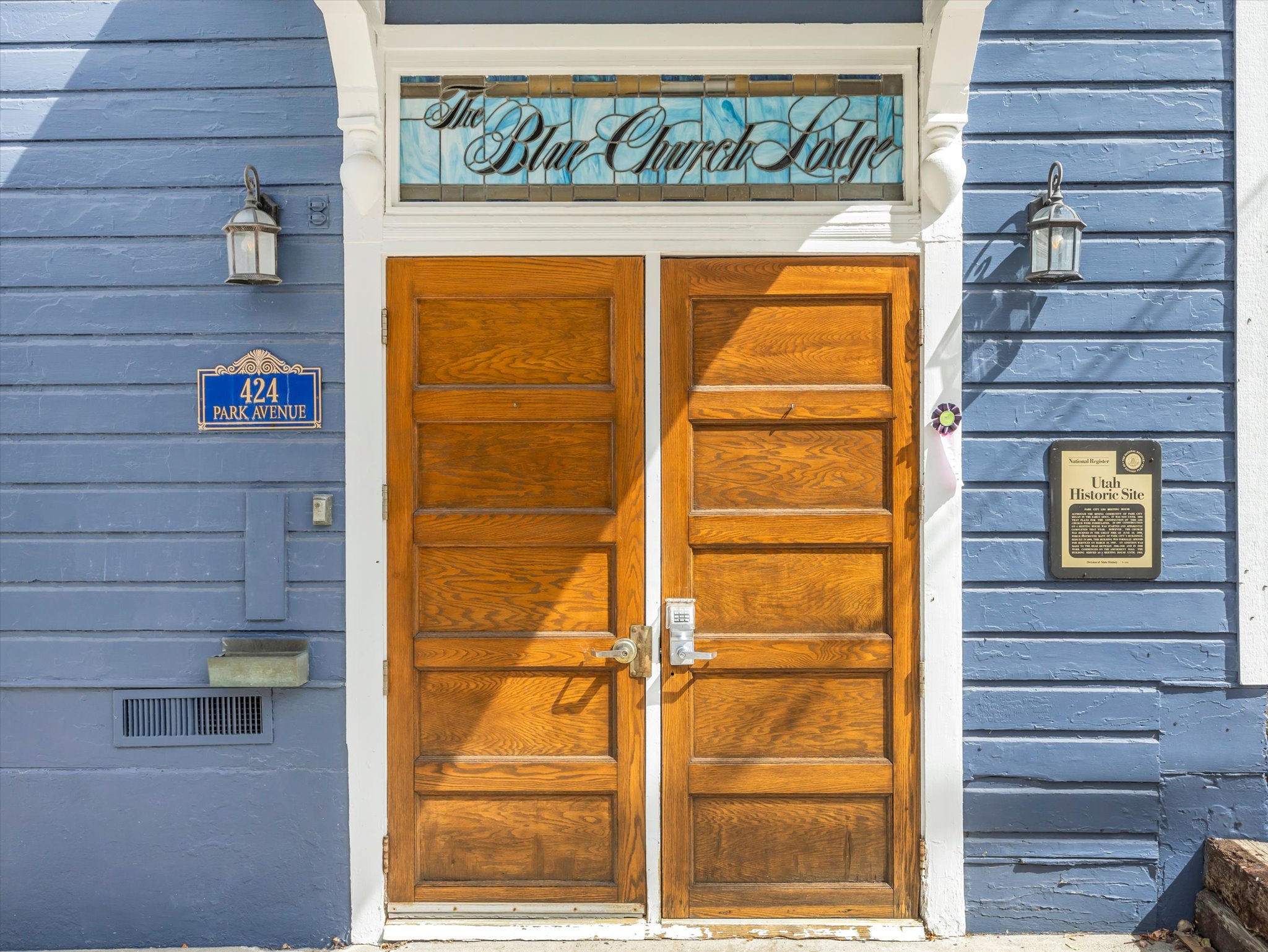 Doorway to property