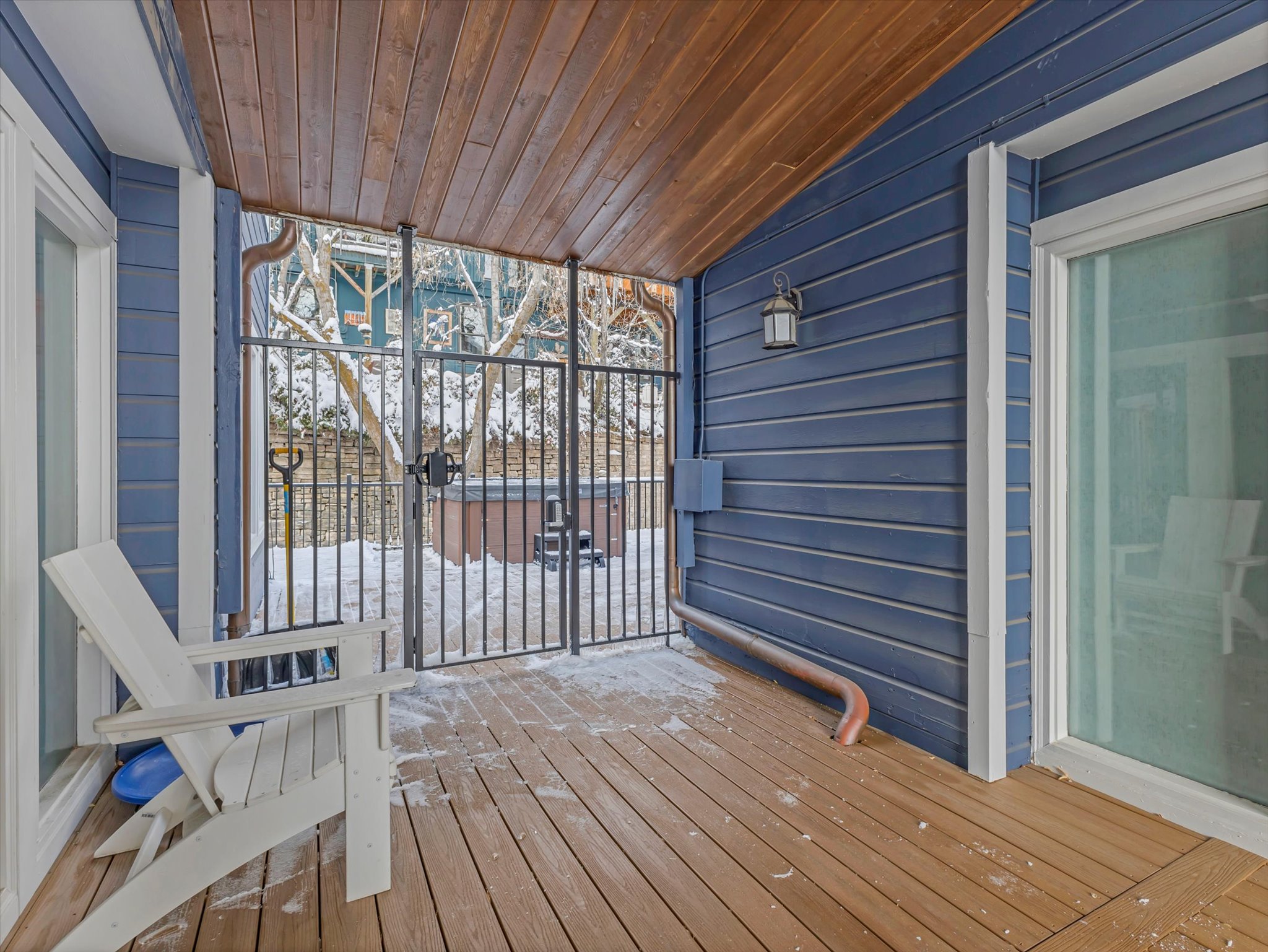 View of deck