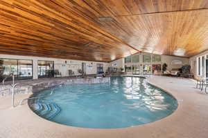 View of indoor pool