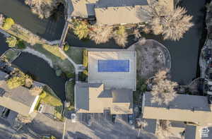 View of property location with a large body of water