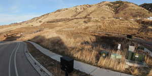 View of mountain background