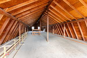 View of attic