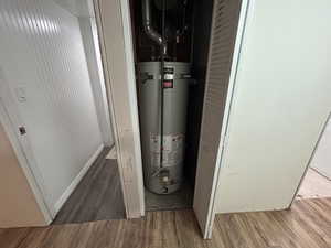 Utilities with gas water heater