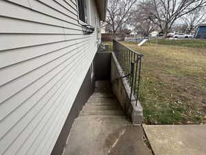 View of stairs