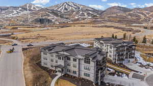 Aerial view of mountains